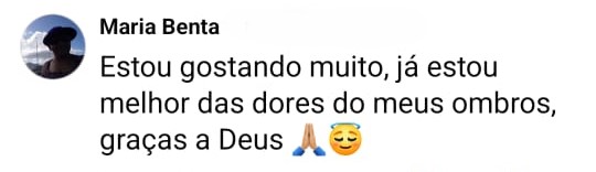 Depoimento sobre dores nos ombros